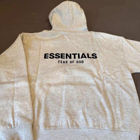 Essentials Fear of God - S22 Hoodies - Light Oatmeal - All Size - Picture 3 of 6